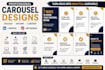 design linkedin carousel and instagram carousel posts