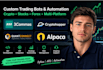 develop crypto trading bots and stock trading automation with python apis