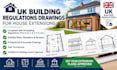 create UK building regulations drawings for house extensions
