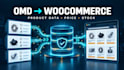 verbinde omd lieferantendaten mit woocommerce