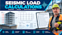seismic load calculations and lateral force analysis for building structures