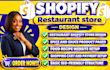 design restaurant shopify store, spices, sauce and food recipe shopify website