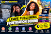 help with amazon KDP setup, self publishing and book launch with strategy