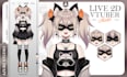 design and rig high quality live 2d vtuber model