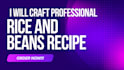 do reice stew and beans recipe