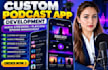 develop a custom podcast app with audio streaming playlist, episode management