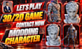 3d game mod, unity mods, unreal engine modding, ,video game gta, fivem, pc, ios