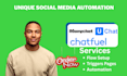 setup manychat ,dm automation ,uchat ,chatfuel  ,manychat automation