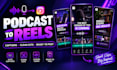 edit podcast clips for instagram reels
