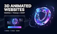 design a 3d animated webflow website with threejs and gsap