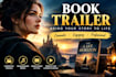 create a cinematic book trailer video for your book