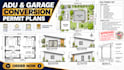 draft adu and garage conversion permit plans