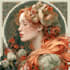 do illustrations in art nouveau style