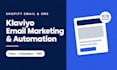 setup shopify klaviyo sales funnel, shopify integration, sms, flow automation