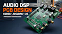 design a usb audio pcb with audio codec adc dac uac spi and i2s interface