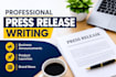 do press release writing and press release distribution