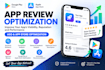 do app review optimization for google play and apple app store