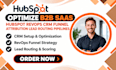 optimize b2b saas hubspot revops CRM funnel attribution lead routing pipelines