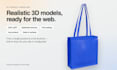 create realistic 3d models in glb for your website