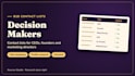 research b2b decision maker leads with sourced, verified business emails