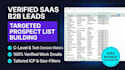 build a verified b2b prospect list for saas and tech startups