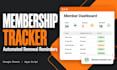 build a membership tracker with automated renewal reminders