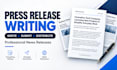 write and submit press release for PR distrubution