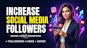 increase followers on social media organic