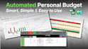 design a personalized, automated personal budget spreadsheet