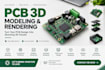 pcb design cad modeling 3d print design pcb enclosure