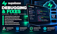 fix supabase authentication, rls and database errors