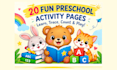 design kids activity worksheets