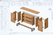 design custom furniture, 2d cad, 3d assemblies, models and drafting
