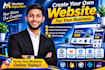 build a responsive business website with admin panel