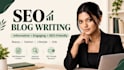 write informative blog articles and SEO friendly content