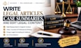 write legal articles, case summaries, and edit legal content