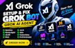 setup fix grok bot grok ai agent openclaw hermes agent xai api jev ai astra