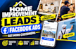 home improvement leads facebook ads kitchen remodeling handyman painter website