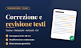 correzione e revisione di testi in italiano