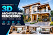 create realistic 3d interior and exterior design with realistic