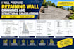 prepare retaining wall drawings and structural calculations