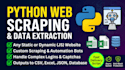 build a custom python web scraper for data extraction