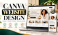 canva website canva website design canva website expert canva landing page canva