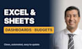 create excel and google sheets spreadsheets, dashboards and budgets