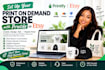 design squarespace printify printful store, redesign squarespace online store