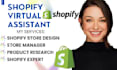 shopify virtual assistant shopify store manager eccommerce store management
