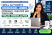 automate gohighlevel jobber pipedrive hubspot and zoho CRM twilio monday zapier