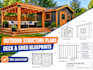 create gazebo, pergola, deck and shed construction plans