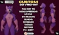 custom vrchat avatar vrc avatar vr chat avatar vr character vr avatar 3d model