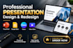 design google slides, powerpoint redesign, PPT slide, canva slide, video slide
